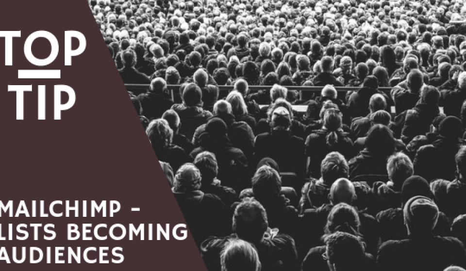 RedRite Mailchimp Lists become Audiences