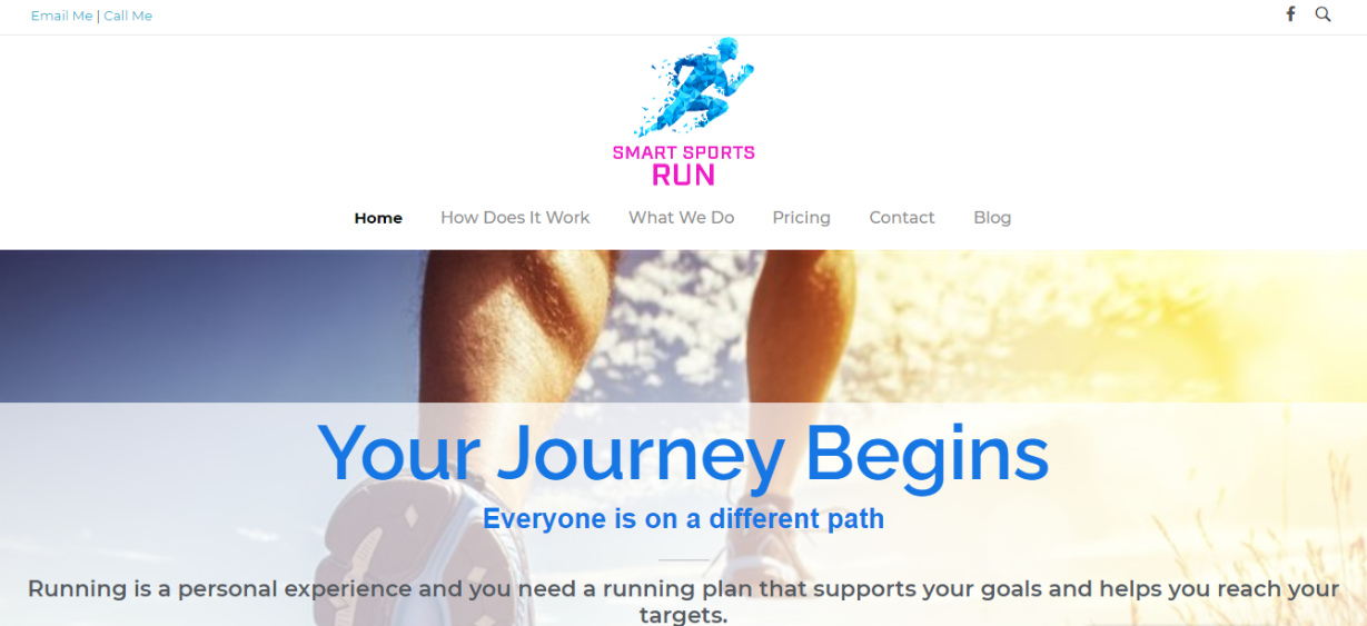 Smart Sports Run Website Build